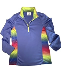 Sale Danskin Now Drimore Long Sleeve Athletic Girls L/G 10-12 Top W/ Thumbholes. - Picture 1 of 11