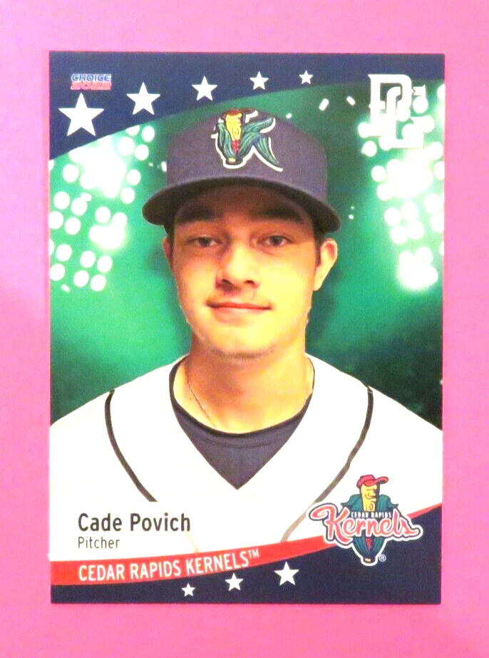 2022 Choice, Cedar Rapids Kernels - CADE POVICH - Image 1 of 1