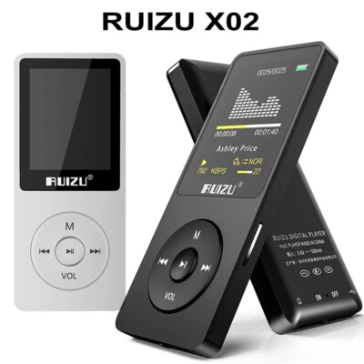 RUIZU X02 Sport Mini Lossless HIFI MP3 Music Player Recorder FM Radio (4/8/16GB) - Image 1 of 4
