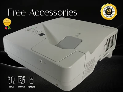 NEC NP-UM361X 3LCD Ultra Short Throw Projector House Mapping Smart Home w/bundle - Image 1 of 4