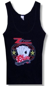 ZZ TOP 70s Blues Southern Rock Band GYM HUNK TANK TOP SHIRT Youth Junior M New - Picture 1 of 1