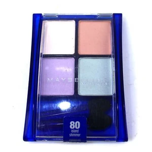 Maybelline Eyeshadow Pressed Powder Quartet Makeup Cosmetic Quad Island Shimmer - Picture 1 of 1
