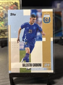 Valentin Carboni Argentina Base 2024-25 Topps Team Set #12 - Picture 1 of 2