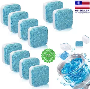 12/24/36 Pcs Washing Machine Cleaner Descaler Deep Solid Cleaning For HE Tablets - Picture 1 of 10