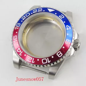 SS Watch Case With Rotating Bezel Fit for ETA 2836 Miyota Automatic Movement - Picture 1 of 4