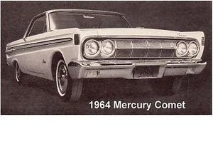 1964 Mercury Comet Auto Refrigerator / Tool Box Magnet - Picture 1 of 1