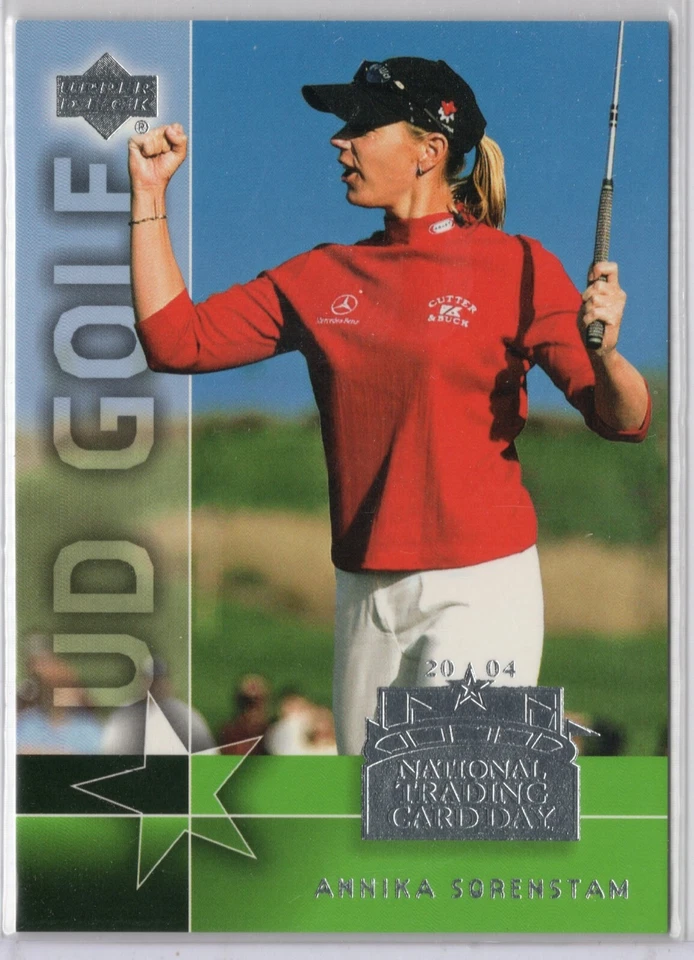 2004 UPPER DECK NATIONAL TRADING CARD DAY #UD-1 ANNIKA SORENSTAM - Image 1 of 1