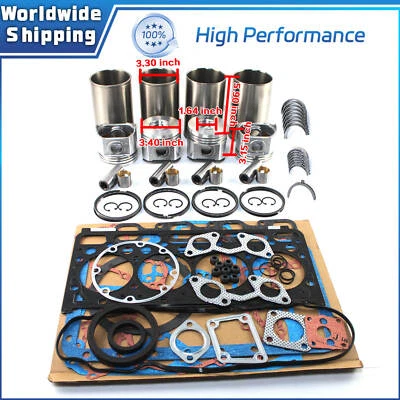 Overhaul Rebuild Kit For Kubota V2403 IDI V2403T V2403MDI Engine Bobcat S150 - Image 1 of 4