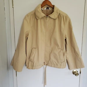 Vintage Montgomery Ward Jacke Damen 13/14 hellbraun - Bild 1 von 12