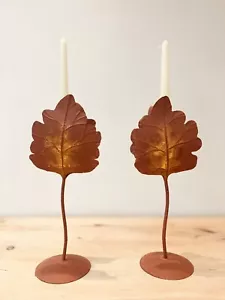 Free P&P 2 Pcs Candlestick Candle Holders Dinner Decoration for Taper Candle - Picture 1 of 8