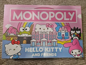 Monopoly: Hello Kitty and Friends Board Game 2 to 6 Players Ages 8 to Adult - Picture 1 of 2