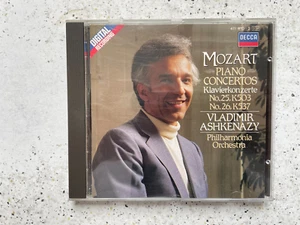 MOZART Piano Concertos No. 25 & 26 VALDIMIR ASHKENAZY CD - Imagen 1 de 1