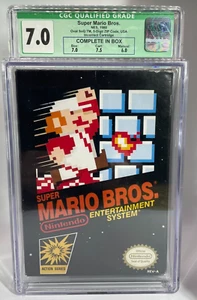 Super Mario Bros - Graded CGC 7.0 - NES Nintendo - 1988 - Picture 1 of 2