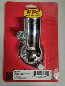 RPC R4789 Water Neck Chrome Late Style Chevy SBC BBC 350 454 - Picture 1 of 1