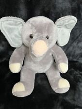 Build A Bear 13”Gray Elephant BABW Plush Stuffed Animal Grey Retired Version