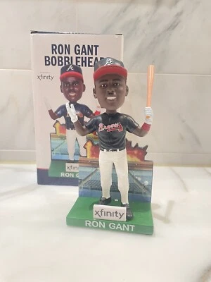 Ron Gant Atlanta Braves Bobblehead Press Box Fire New In Box Bobble 1993 MLB - Image 1 of 4