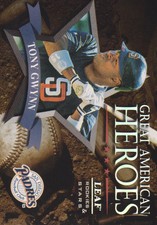 1998 Leaf Rookies & Stars Baseball Great American Heroes #8 Tony Gwynn /2500