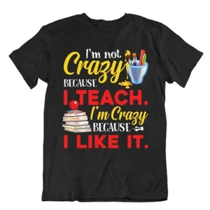 T-Shirt I Like To Teach Crazy Educatoe Shirt lustig Humor Geschenk Tee - Bild 1 von 8