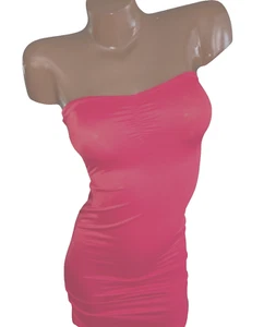New exotic pole dancer tube dress mini dress Red size S/M - Foto 1 di 1