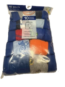 WONDER NATION boys underwear boxer briefs 10 pack SIZE MEDIUM 8 - Picture 1 of 6