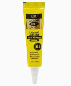 EBIN Wonder Lace Bond Parrucca in Pizzo Adesivo Extra Mega Hold Tube Originale - Foto 1 di 2