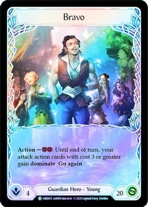 Flesh and Blood Bravo - HER055 Flesh and Blood TCG Promos Cold Foil - Picture 1 of 1