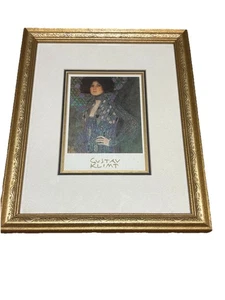 Stampa artistica Gustav Klimt incorniciata 9,25" x 11,25" cubismo moderno astratto - Foto 1 di 5