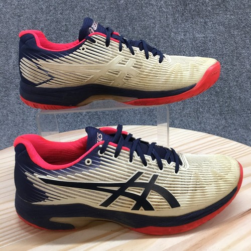 ASICS Scarpe Donna 9.5 Solution Speed FF Sneakers Multicolore Stringate 1042A002