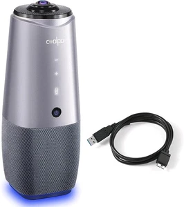 Caméra de vidéoconférence COOLPO AI Huddle Pana - Microphone vidéo AI 4K et haut-parleur - Photo 1/4