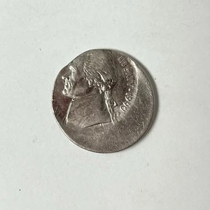 Jefferson Nickel Coin Struck Off-Center 1990 Rare Error - Picture 1 of 2
