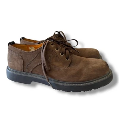 Timberland Cuero Marrón Impermeable Oxford Calzado Hombre Talla 9.5 #95040 LEER Foto 1 de 4