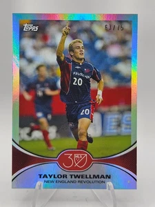 2025 Topps MLS 30th Anniversary Taylor Twellman #17 Foil /75 Revolution - Foto 1 di 1