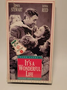 It’s A Wonderful Life VHS Tape New Sealed James Stewart Donna Reed 1946 - Picture 1 of 5