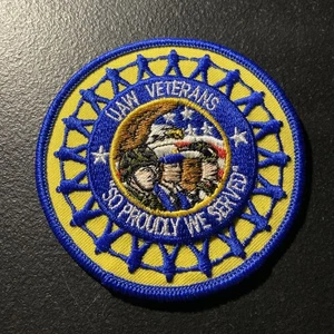 UAW Veteranen Patch So Proudly We Served Neu unbenutzt kostenloser Versand N4 - Bild 1 von 3