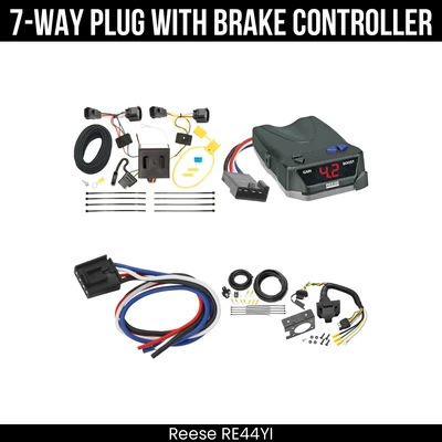 Reese RV 7-Way Wiring Kit Brake Control For 07-12 Dodge Nitro 08-12 Jeep Liberty - Image 1 of 4