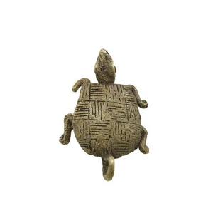 Ciondolo O Porta Chiave - Africano Ashanti Tribale Tartaruga Bronzo 6039 - Picture 1 of 1
