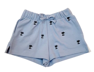 Polo Ralph Lauren Girls Shorts Tree Palm Blue - Picture 1 of 2