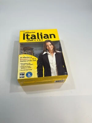 Learn How To Speak Italian With Instant Immersion Levels 1-3 PC/MAC - Image 1 of 3