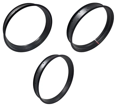Fatbike Felge 3.0 80mm 4.0 100mm 36 Loch Schwarz Matt oder Schwarz Glanz 26 Zoll - Bild 1 von 4