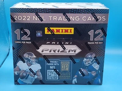 2022 PANINI PRIZM NFL FOOTBALL FACTORY SEALED HOBBY BOX - Image 1 of 2