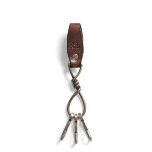 Llavero con cadena RRL by Ralph Lauren Concha marrón oscuro - Imagen 1 de 5