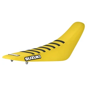 Cubierta de asiento Suzuki DRZ 400 400S 400E 400SM 2000-2024 GRITO/LOGOTIPO ACANALADO NEGRO #70 - Imagen 1 de 5