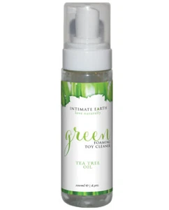 Intimate Earth Foaming Toy Cleaner Green Tea Tree Oil 6.3 Oz - Picture 1 of 2