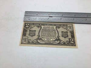 original vintage: WORESTER SALT co COUPON 2 points, - Picture 1 of 2
