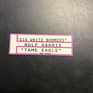 1 JUKEBOX TITLE STRIP Rolf Harris, Six White Boomers /Team Eagle Emi 45