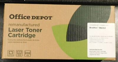 Cartucho de tóner negro Office Depot para impresora Brother TN350 Foto 1 de 3