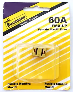 Bussmann FMX-60LP Fuse 60 Amp Female Maxi 32 VDC Automotive Low Profile - Bild 1 von 12