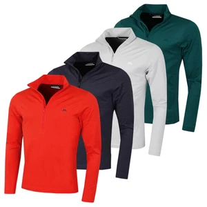 J.Lindeberg Mens Luke Half Zip Midlayer Active Sweater 44% OFF RRP