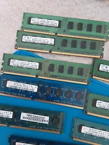 KIT RAM 8Gb (4x2Gb) PC3-10600U DDR3 1333Mhz 240pin RAM DESKTOP No Ecc TESTATO - Foto 1 di 5