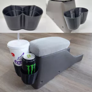 Dual Cup Holder 1994-2001 Acura DC Integra Arm Rest Cupholder armrest cups trim - Foto 1 di 14